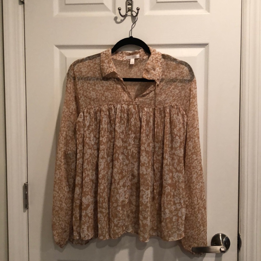 Sheer blouse
